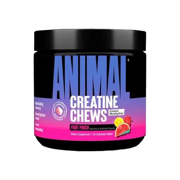 Animal creatina Chews -sabor Fruit punch