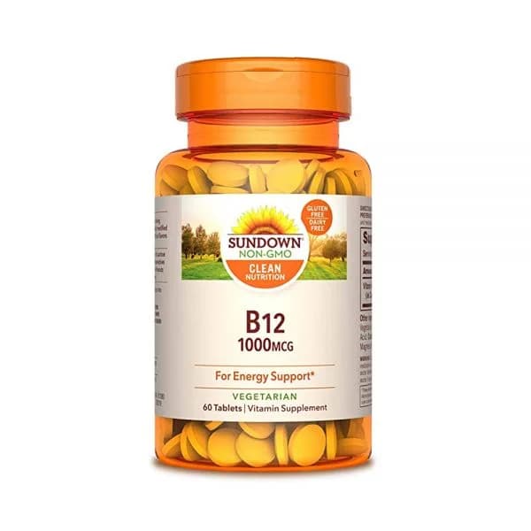 B12 1000mcg - Sundown - 60 capsulas
