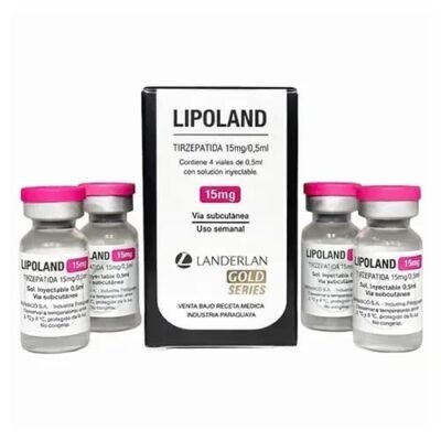Lipoland 15mg - 4 ampolas