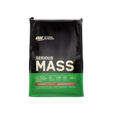 Whey protein Serious Mass - strawberry - Optimum Nutrition